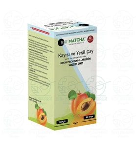 Matcha Kayısı ve Yeşil Çay 20'li