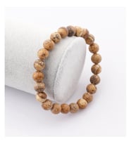 Jasper Taşı Doğaltaş Unisex Bileklik
