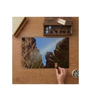 İspanya Masca Kanyonu Tasarımı 240 parça Ahşap Puzzle Ahşap Kutuda MP07839