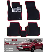 TOYOTA AURİS (2015-2020) Uyumlu EVA Paspas Tam Set–Oto Paspas,Araca Özel,Kolay Montaj