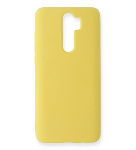 Durukar® Redmi Note 8 Pro Kılıf Nano içi Kadife Silikon - Sarı
