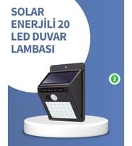 IP65 Dayanıklı Solar Enerjili Dış Cephe Aydınlatma