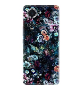 Huawei Nova 9 Kılıf Resimli Desenli Baskılı Silikon Kılıf Great Flowers 1304