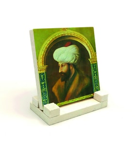 Fatih Sultan MehmetBaskılı Doğaltaş Masaüstlük
