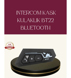 Motosiklet Sürüşleri İçin BT22 Kask Bluetooth Kulaklık Mikrofonlu