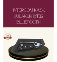 Motosiklet Sürüşleri İçin BT22 Kask Bluetooth Kulaklık Mikrofonlu