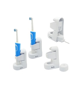 2 set Elektrikli Diş Fırçası Tutucu Duvara Monte Delme Gerektirmez Şarjlı Diş Fırçalık Tutacağı