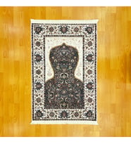 Lüks Mihraplı Türk Motifli Dijital Baskı Seccade