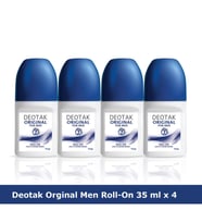 Deotak Orıgınal For Men Roll-On Deodorant 35 Ml X 4