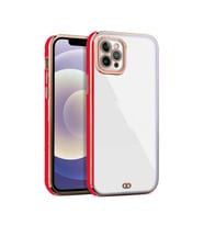iPhone 11  Pro    arka    Kapak Kılıf   Renkli  Kırmızı    kenarlı  rose