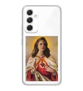 Samsung Galaxy S24 PLUS Uyumlu Lana Del Rey Desenli Şeffaf Telefon Kılıfı