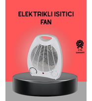 Mini Elektrikli Isıtıcı 2000w – Termostatlı Fanlı Isıtma, Taşınabilir Tasarım