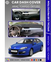 RENAULT LAGUNA 3 (2008-2015) Torpido Örtüsü Ön Göğüs Koruma Torpido Koruma Araca Özel Tam Uyum