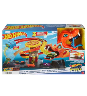 Hot Wheels Pizza Dükkanında Kobra Macerası Oyun Seti HTN81 (Çok Renkli)