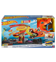 Hot Wheels Pizza Dükkanında Kobra Macerası Oyun Seti HTN81 (Çok Renkli)