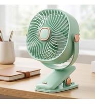 3 Kademeli Mandallı Masaüstü Fan – 360° Tam Tur Dönebilen Oynar Başlıklı Duvara Monte Edilebilen Mini Fan ZB113 (5680)