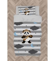 MEKTA HOME BEBEK VE ÇOCUK ODASI İzci Panda Desenli Nevresim Takımı