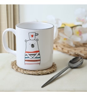 Keramika I Love Coffee Silindir Kupa 10 Cm