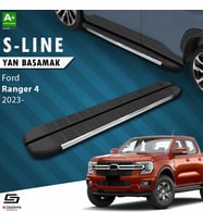S-Dizayn Ford Ranger 4 S-Line Krom Yan Basamak 203 Cm 2023 Üzeri A+ Kalite