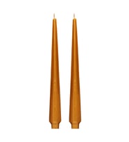 Yılbaşı 2'li Gold Piramit Şamdan Mum Seti-33 Cm