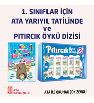 1.Sınıf Ata Yarıyıl Tatilinde + Pıtırcık Öykü Dizisi (Beyaz)
