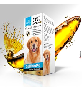 Omega Sedpro Köpek Somon Balık Yağı 100 Ml (3-6-9 /vit E) (Beyaz)