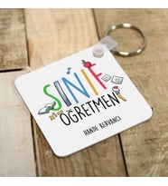 Kişiye Özel Öğretmeniniz İçin Hediye Anahtarlık