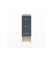 Kronos Dolap 3 Çekmeceli 44x59x134 Aytaşı-Antrasit