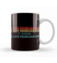 Programming Programmer Software Developer Debugging Coding Kupa Bardak Porselen