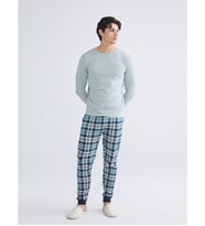 LC WAIKIKI Mavi Standart Kalıp Erkek Pijama Takımı