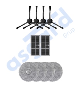 DREAME X30PRO-L10S PRO ULTRA-X30 ULTRA UYUMLU 4 Yan Fırça 2 Filtre 4 Mop