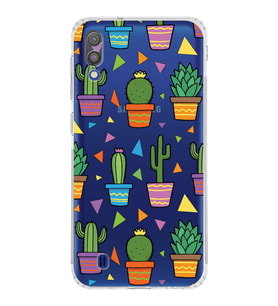 PrintiFy Samsung Galaxy M10 ile Uyumlu Water Color 4  Kamera Korumalı Şeffaf  Kılıf