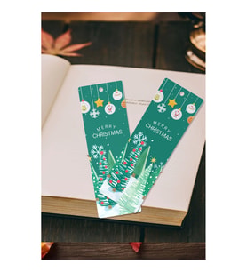 Yeni Yıl - Yılbaşı Temalı - Hediyelik-  Kitap Ayracı - 1 Adet