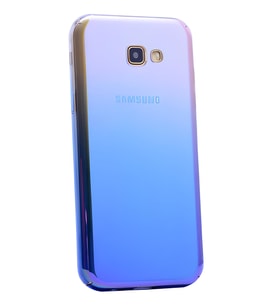 Galaxy J7 Prime Kılıf Parlak Renk Geçişli Kılıf (Mavi)