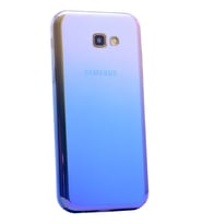 Galaxy J7 Prime Kılıf Parlak Renk Geçişli Kılıf (Mavi)