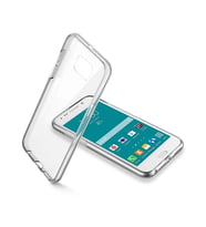Cellular Line Galaxy S6 ile Uyumlu ClearDuo Şeffaf Sert Kılıf