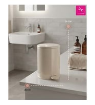 CİGO ÇLK.PEDALLI ÇÖP 3LT.BEJ/BEJ -100372