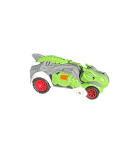 Dinozor Araba Dinozor Robota Dönüşen Sürtmeli Özellikli Sevimli Dinozor Araba 16cm.
