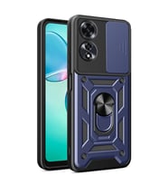 Oppo A60 Kılıf Magnetik Standlı Kamera Korumalı Zore Sürgülü Vega Kapak