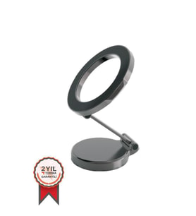 Torima JX-037 Siyah Katlanır Manyetik Araba İçi Kompakt Cep Telefonu Tutucu