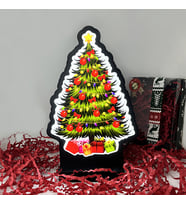 Yılbaşı Ağacı 2 (Led Aydınlatma) 15,5*24 cm