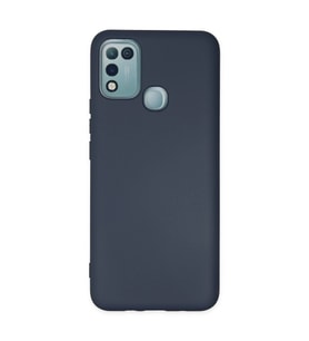 İnfinix Hot 10 Play Kılıf Nano İçi Kadife Silikon - Lacivert
