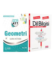 Palme Yayınları AYT Geometri ve AKM Dil Bilgisi Soru Bankası Seti 2 Kitap