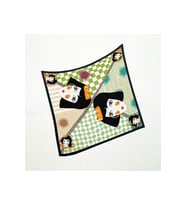 Tarzını Seç Yeşil Queen Fular / Bandana / Aksesuar 48x48 cm
