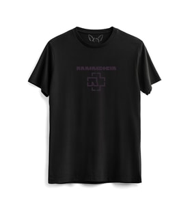 Rammstein Baskılı Siyah Tshirt