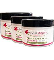 Everteen Bayan Natural Gel 3 x 100 ml Hijyenik Jeli