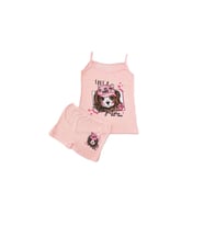 6 lı PAKET KIZ ÇOCUK BOXER  ATLET TAKIM (Sarı)