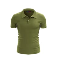 %100 Pamuk Polo T-Shirt IMPERO YEŞİL