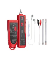 Kablo Test Cihazı RJ11 RJ45 Cat5 Cat5E Cat6 Telefon ve Ağ Hat Bulucu