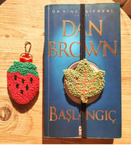 Mi-Knitting,  El Yapımı Hediyelik  Kitap Ayracı Ve Anahtarlık, Yılbaşı hediyesi